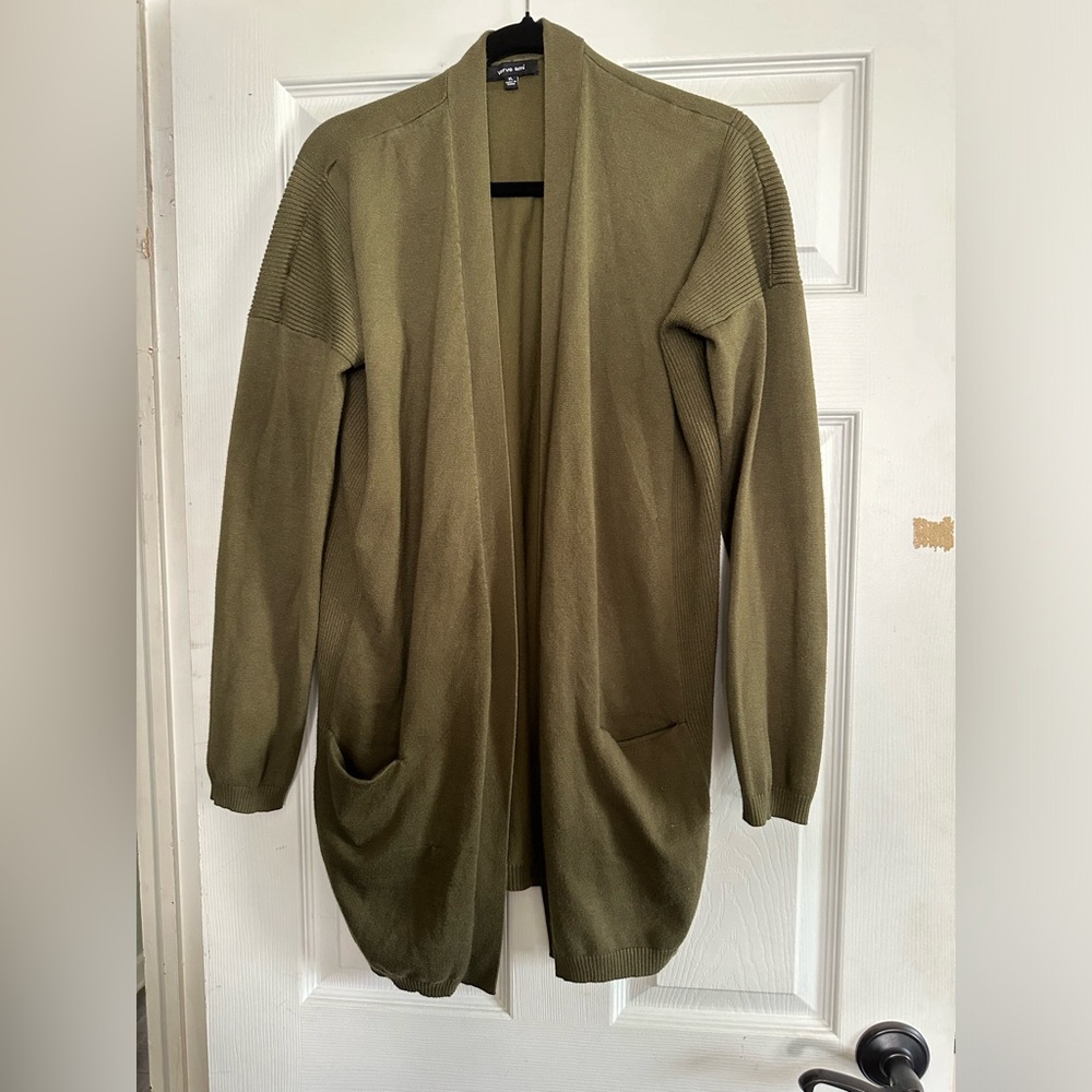 Green Cardigan